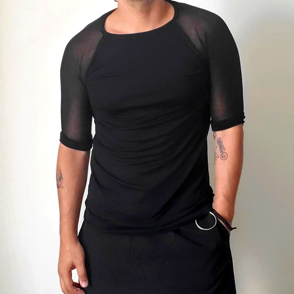 Orttu Mesh Sleeve Shirt